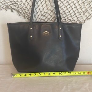 Coach, dark navy blue purse